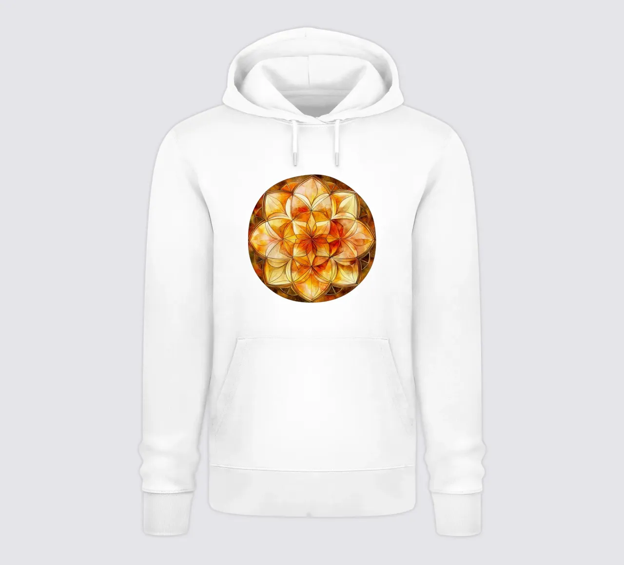 Mandala autunnale felpa con cappuccio da Spiritual Touch