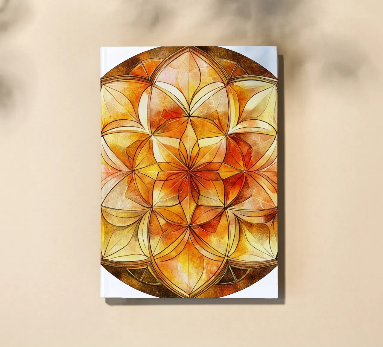 Mandala d'automne carnet de notes de Spiritual Touch