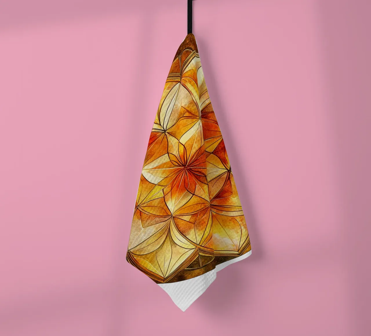 Mandala d'automne torchon de Spiritual Touch