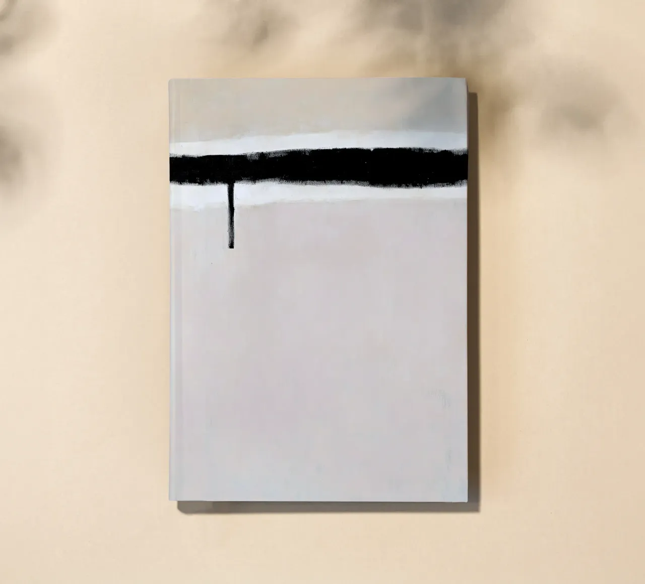 Abstract Beige Minimal Stripe Scandi notebook by Euphoria Theresa
