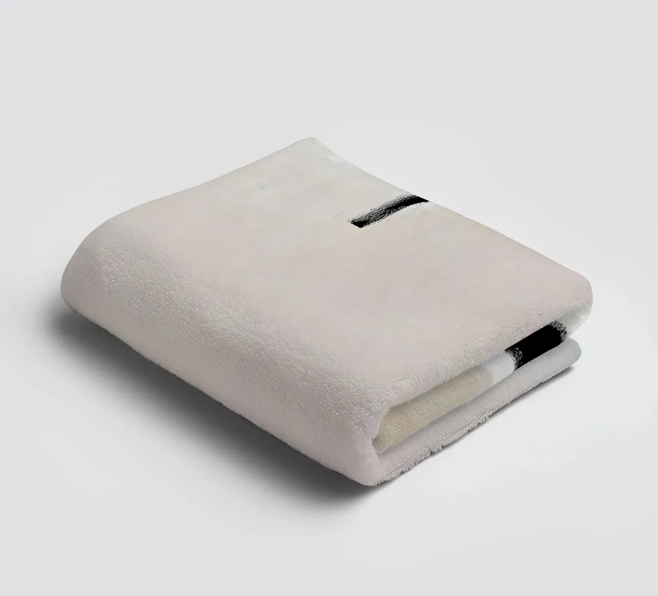 Astratto Beige Minimal Stripe Scandi asciugamano da bagno da Euphoria Theresa