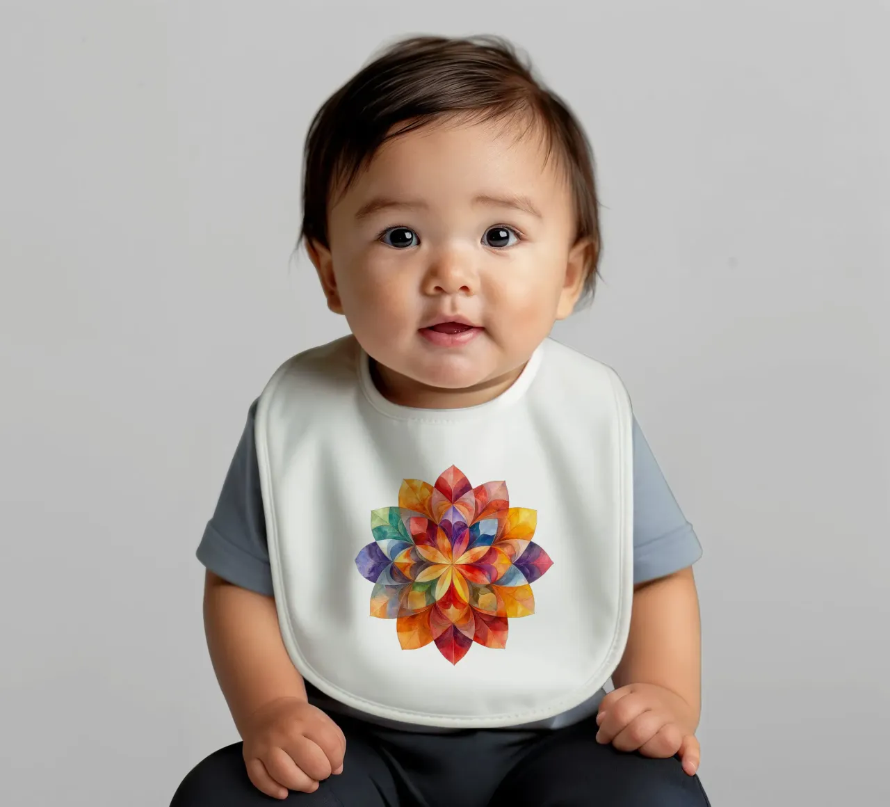 Mandala autunnale bavaglino da Spiritual Touch