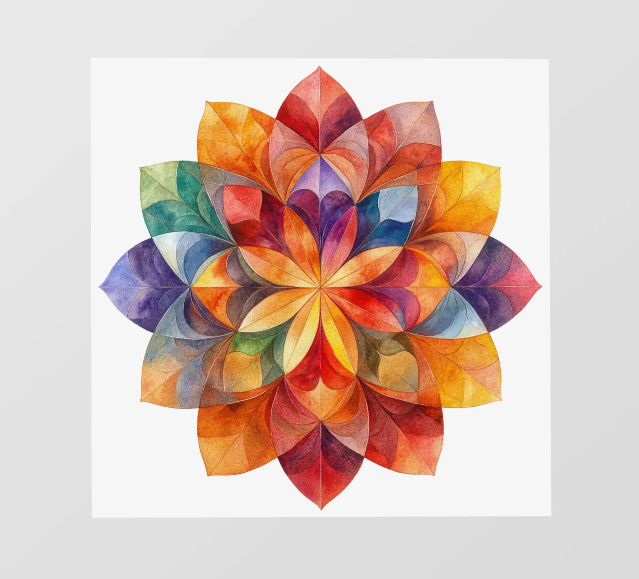 Mandala autunnale telo in pvc da Spiritual Touch
