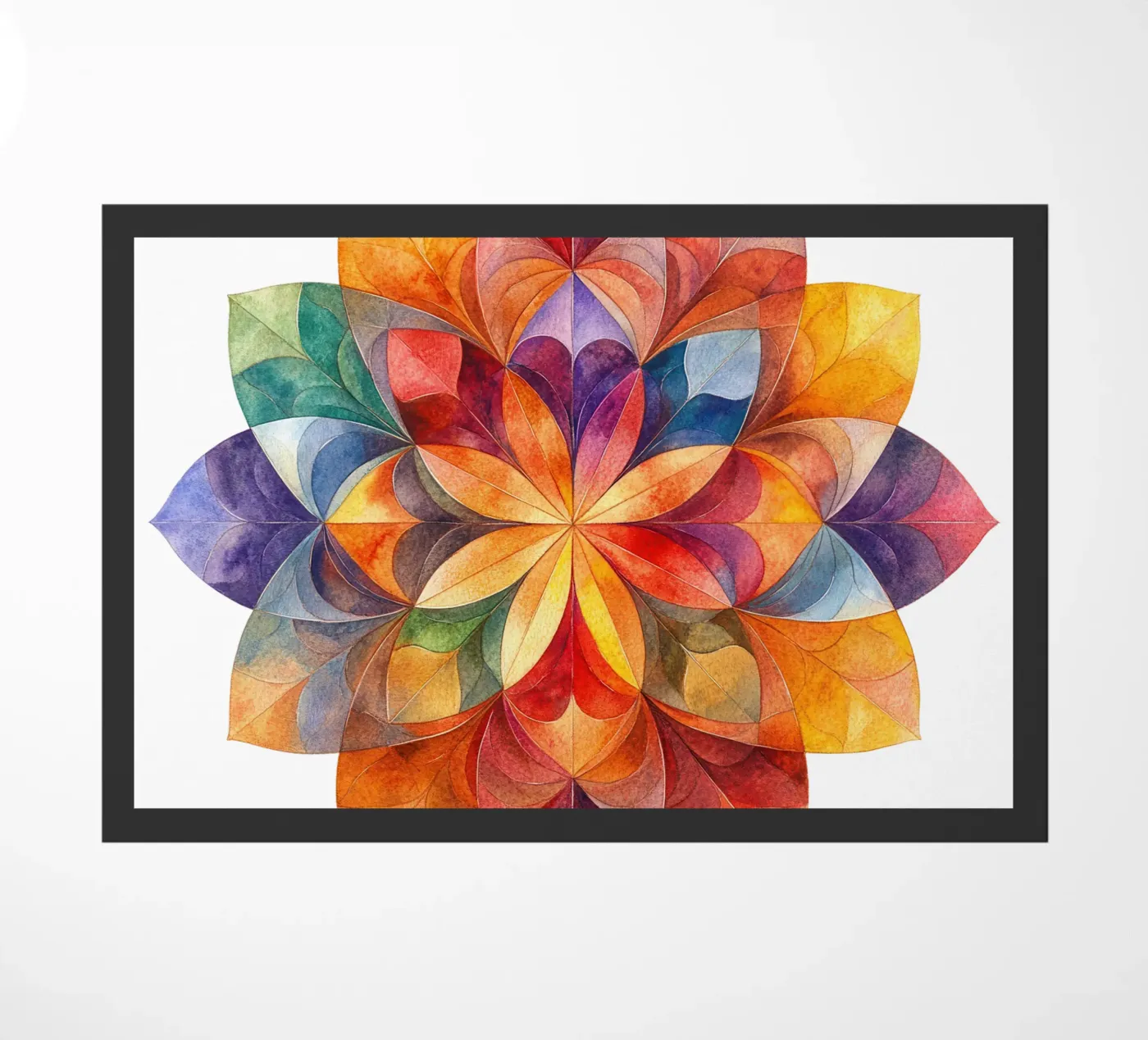 Herbst-Mandala Fußmatte von Spiritual Touch