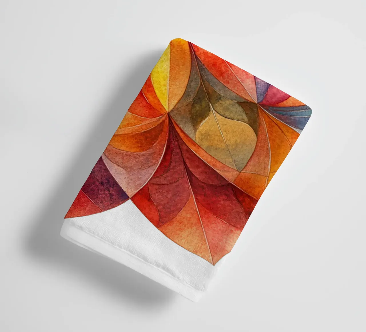 Fall Mandala towel by Spiritual Touch