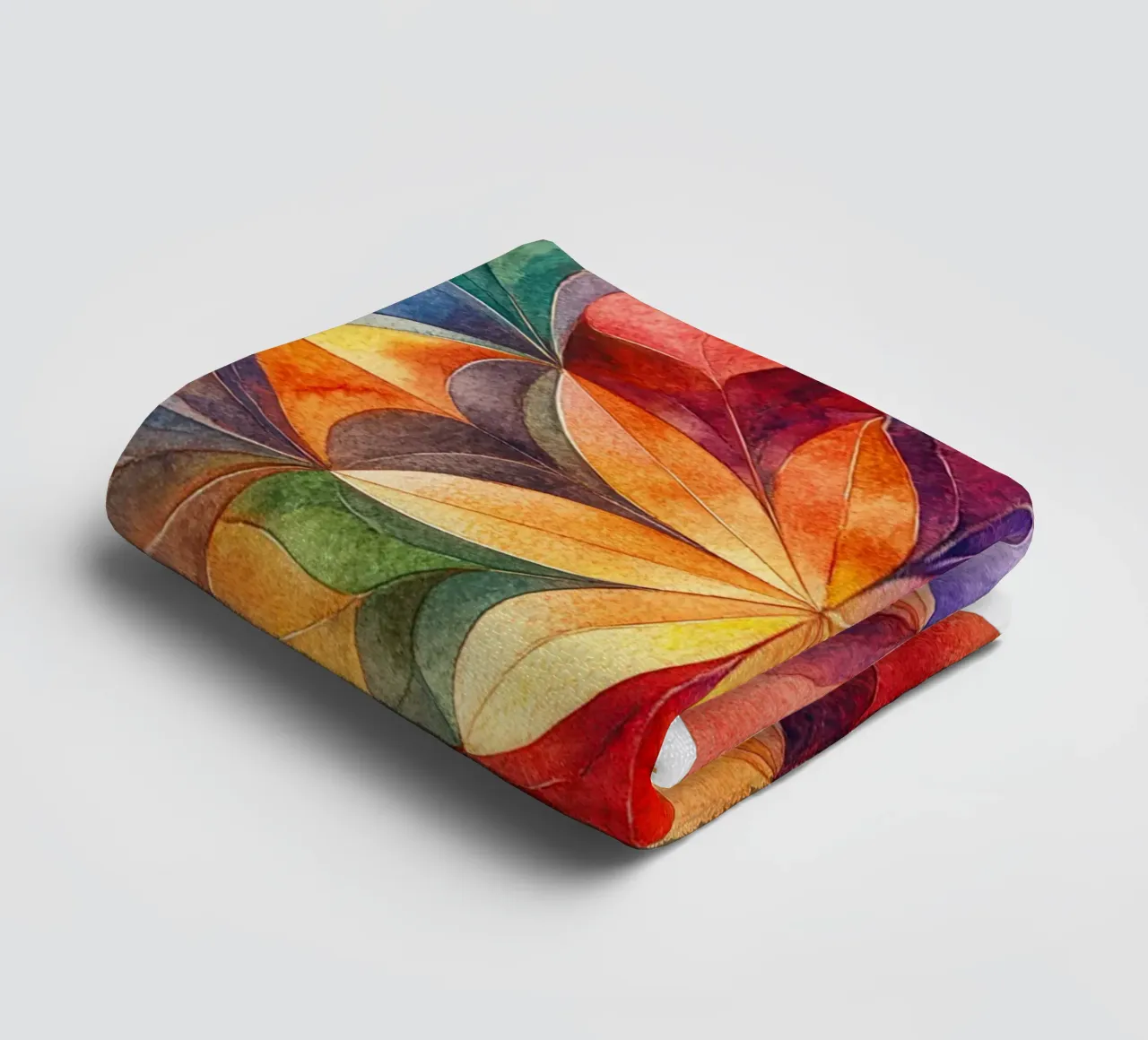 Fall Mandala towel by Spiritual Touch