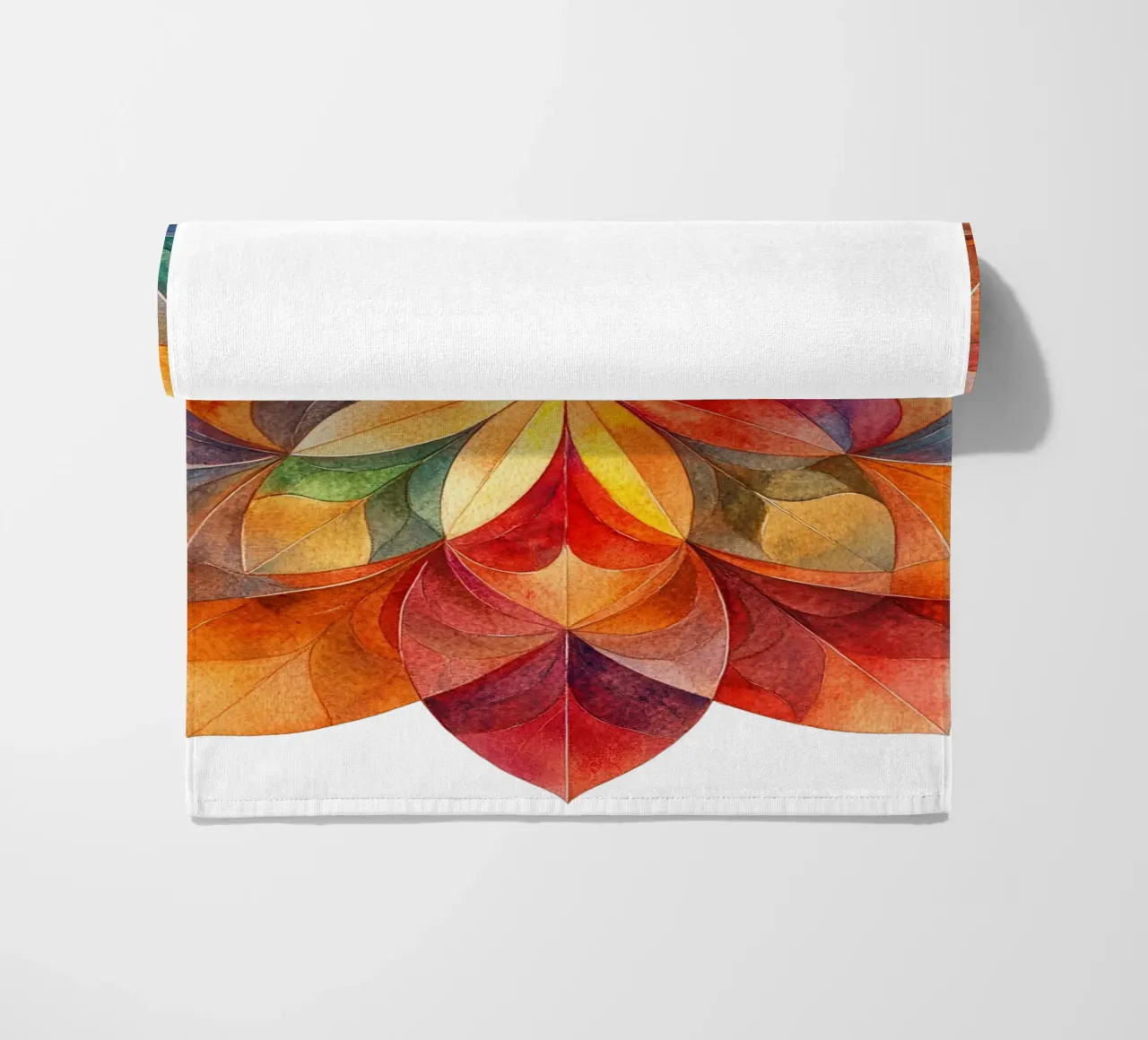 Mandala autunnale telo mare da Spiritual Touch