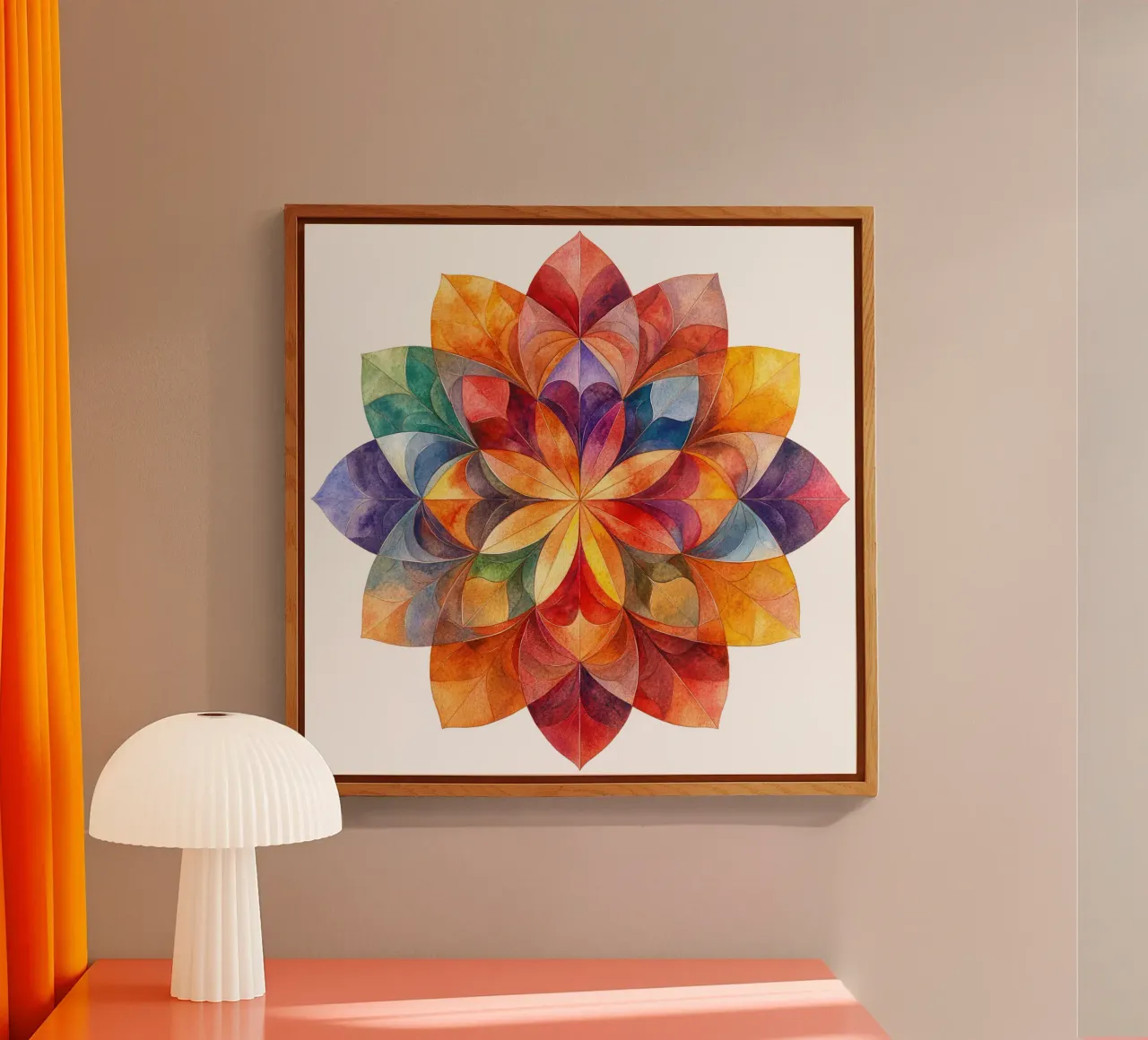 Mandala autunnale plexiglass da Spiritual Touch