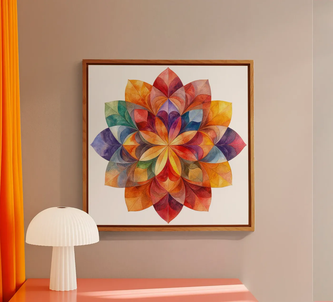 Mandala autunnale plexiglass da Spiritual Touch