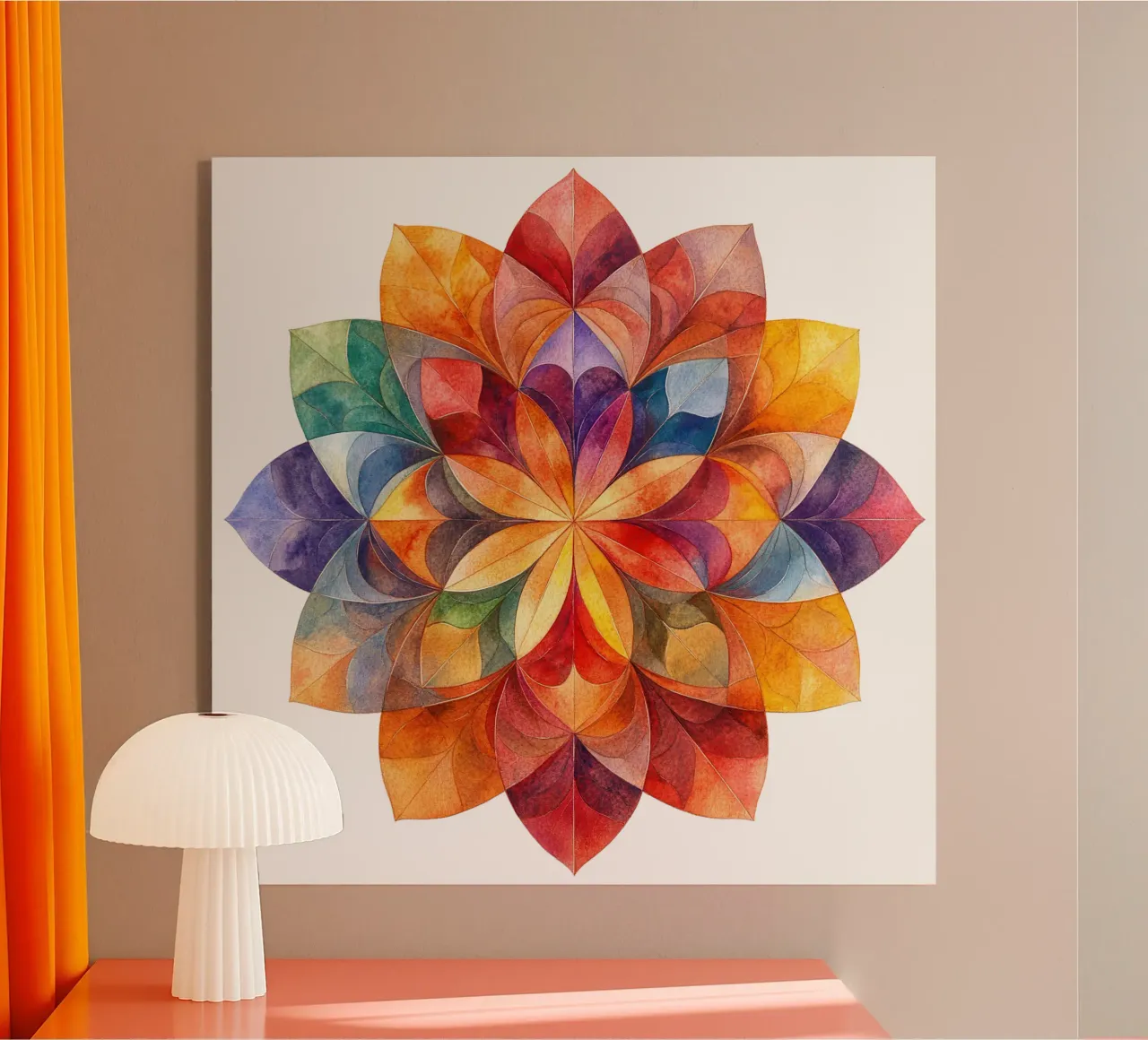 Mandala autunnale plexiglass da Spiritual Touch