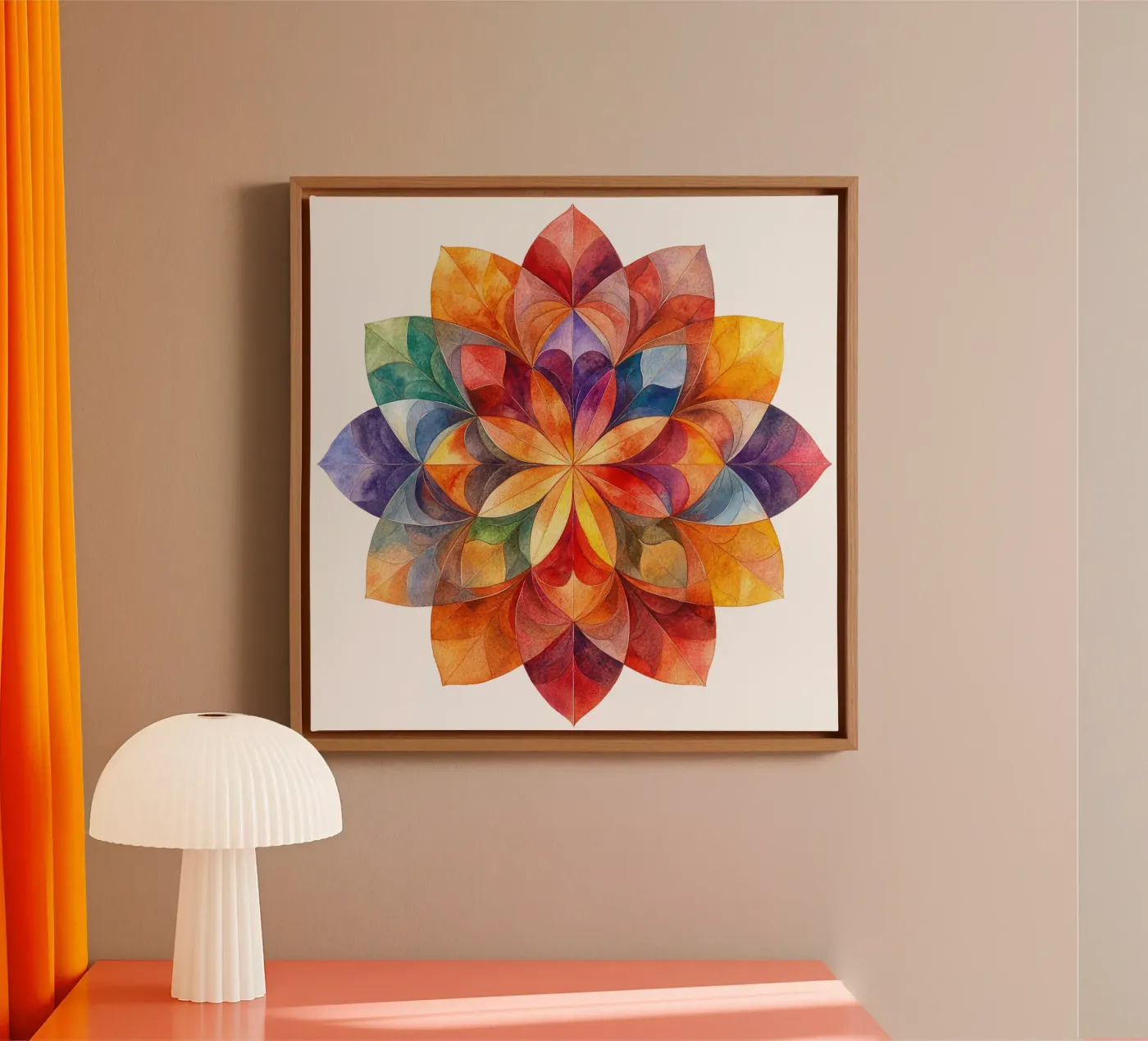 Fall Mandala canvas by Spiritual Touch