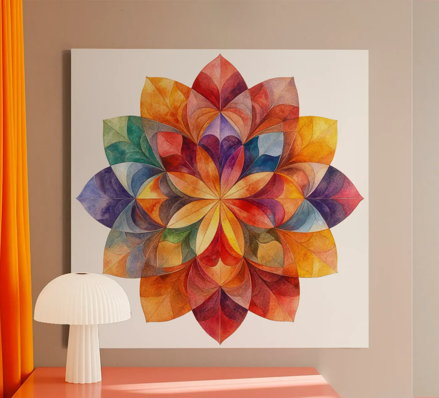 Fall Mandala canvas by Spiritual Touch