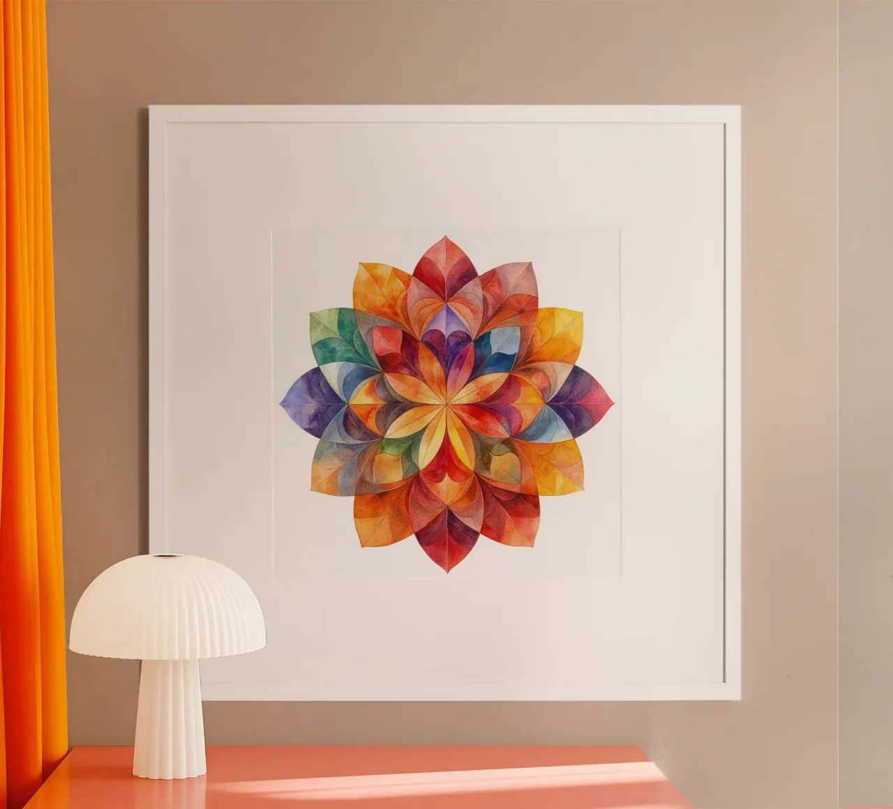 Fall Mandala poster by Spiritual Touch