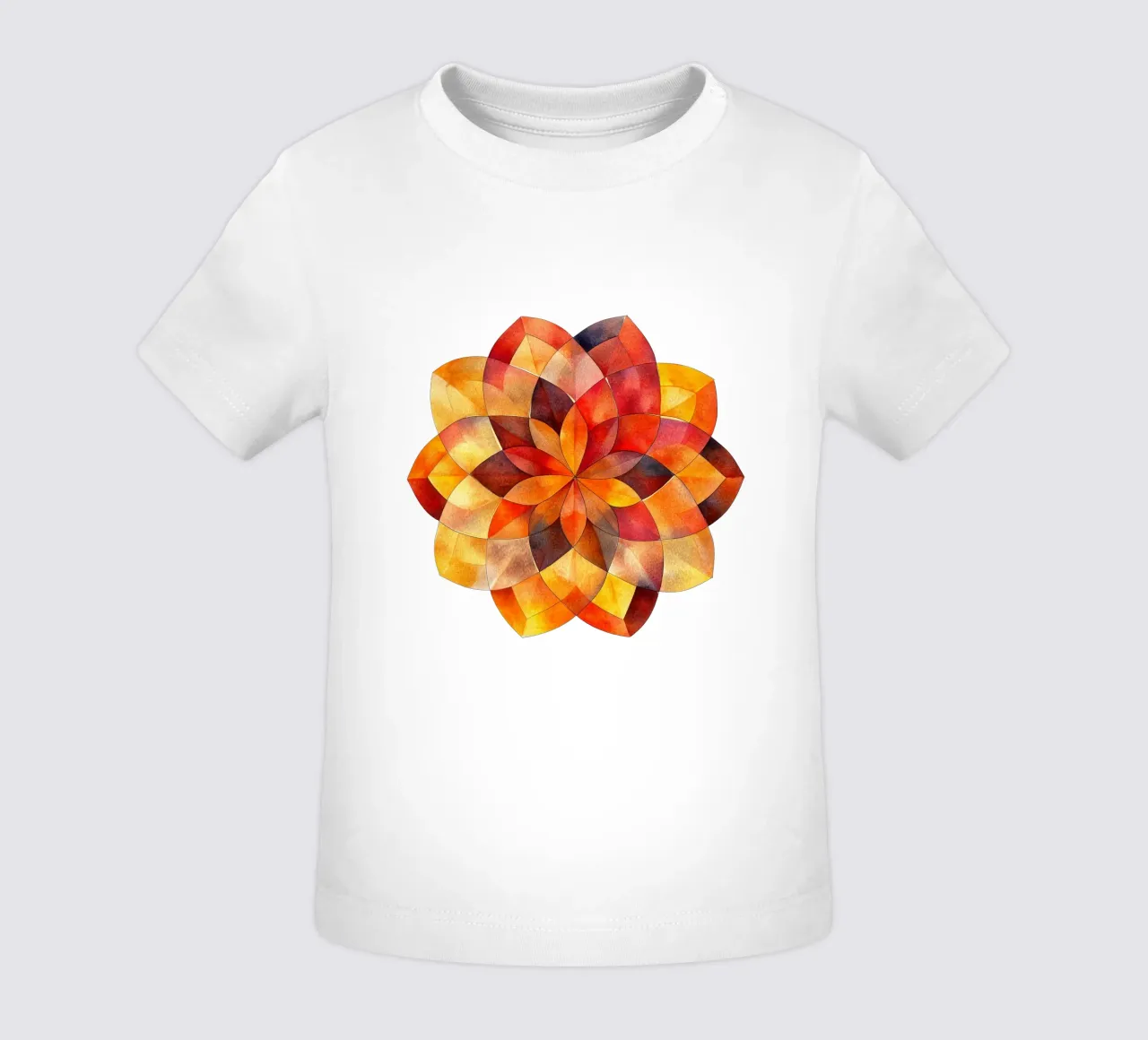 Mandala autunnale maglietta neonato da Spiritual Touch