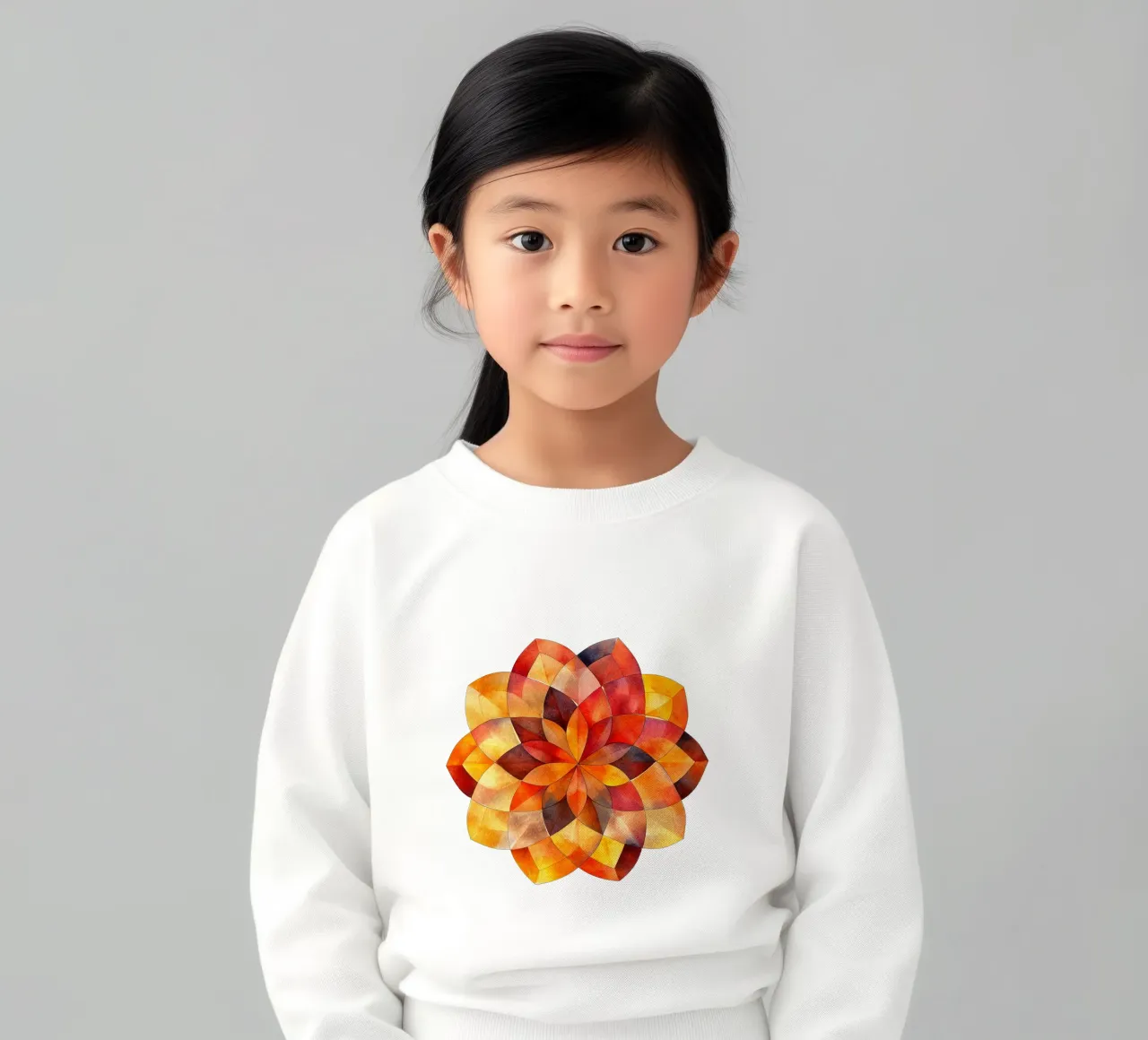 Mandala autunnale felpa bambino da Spiritual Touch