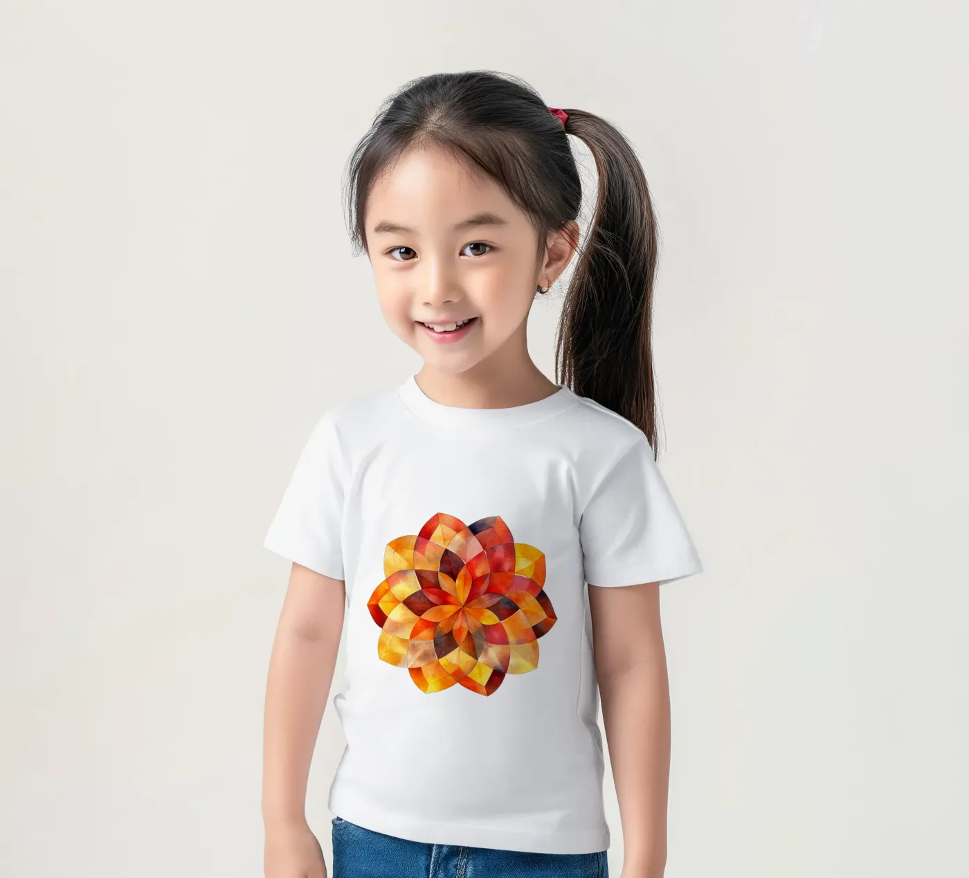 Mandala autunnale t-shirt bambini da Spiritual Touch