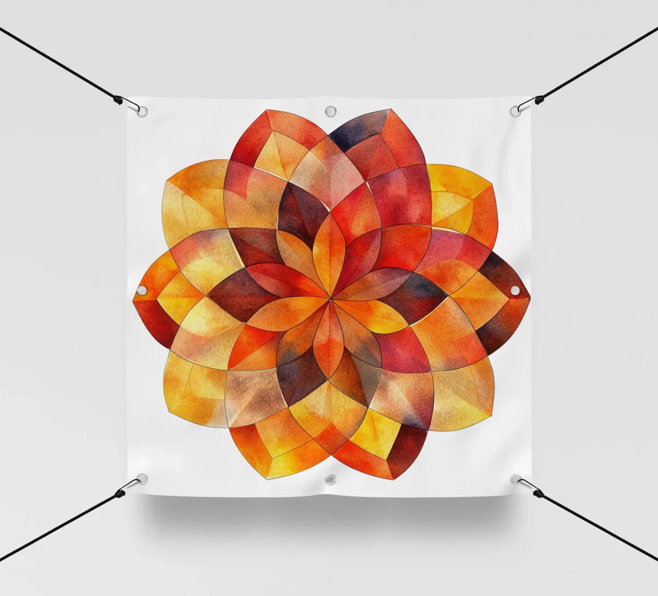 Mandala autunnale telo in pvc da Spiritual Touch