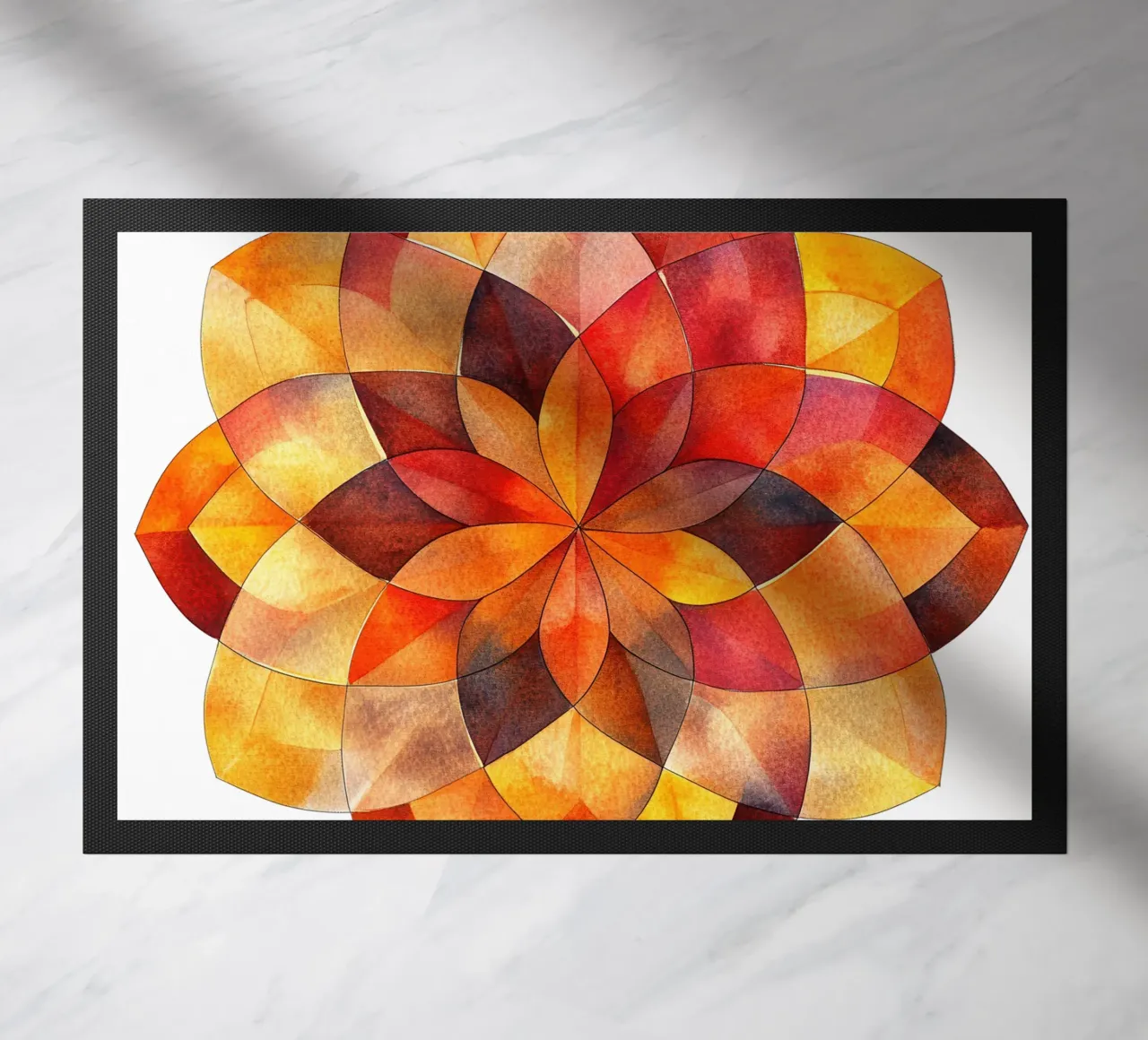 Fall Mandala doormat by Spiritual Touch