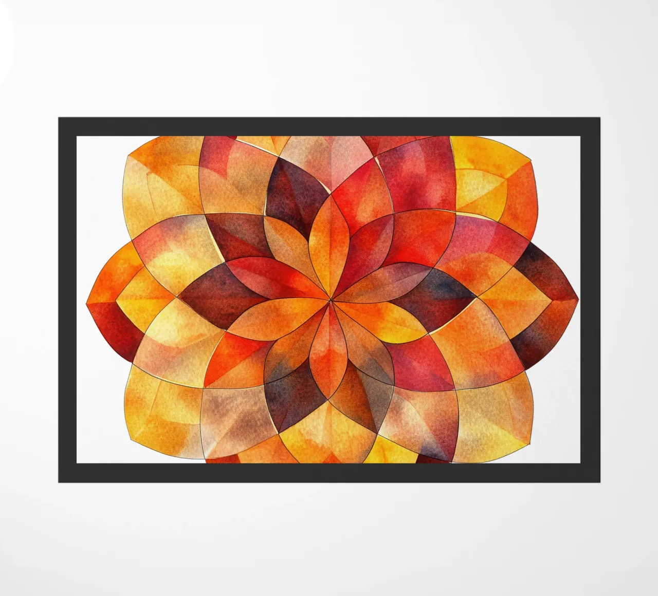 Fall Mandala doormat by Spiritual Touch