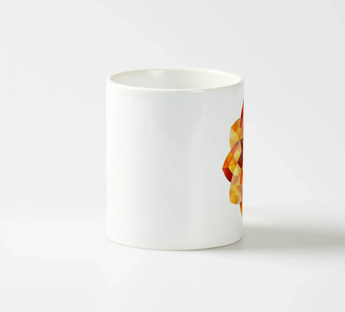 Fall Mandala ceramic mug by Spiritual Touch