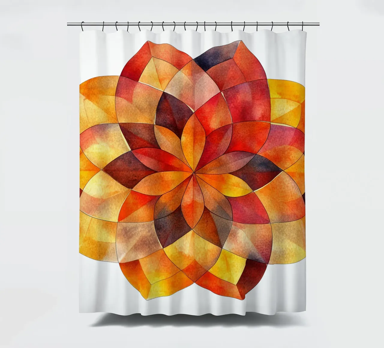 Mandala autunnale tenda da doccia da Spiritual Touch