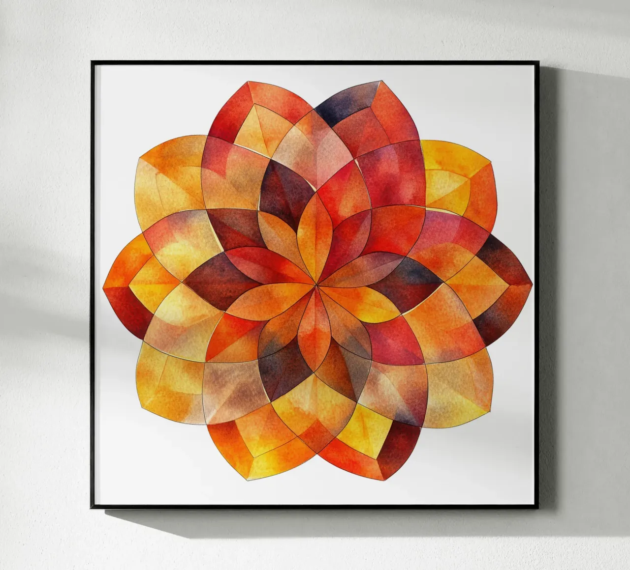 Fall Mandala acryl van Spiritual Touch