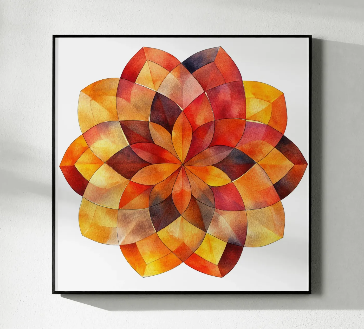 Herfst Mandala acryl van Spiritual Touch