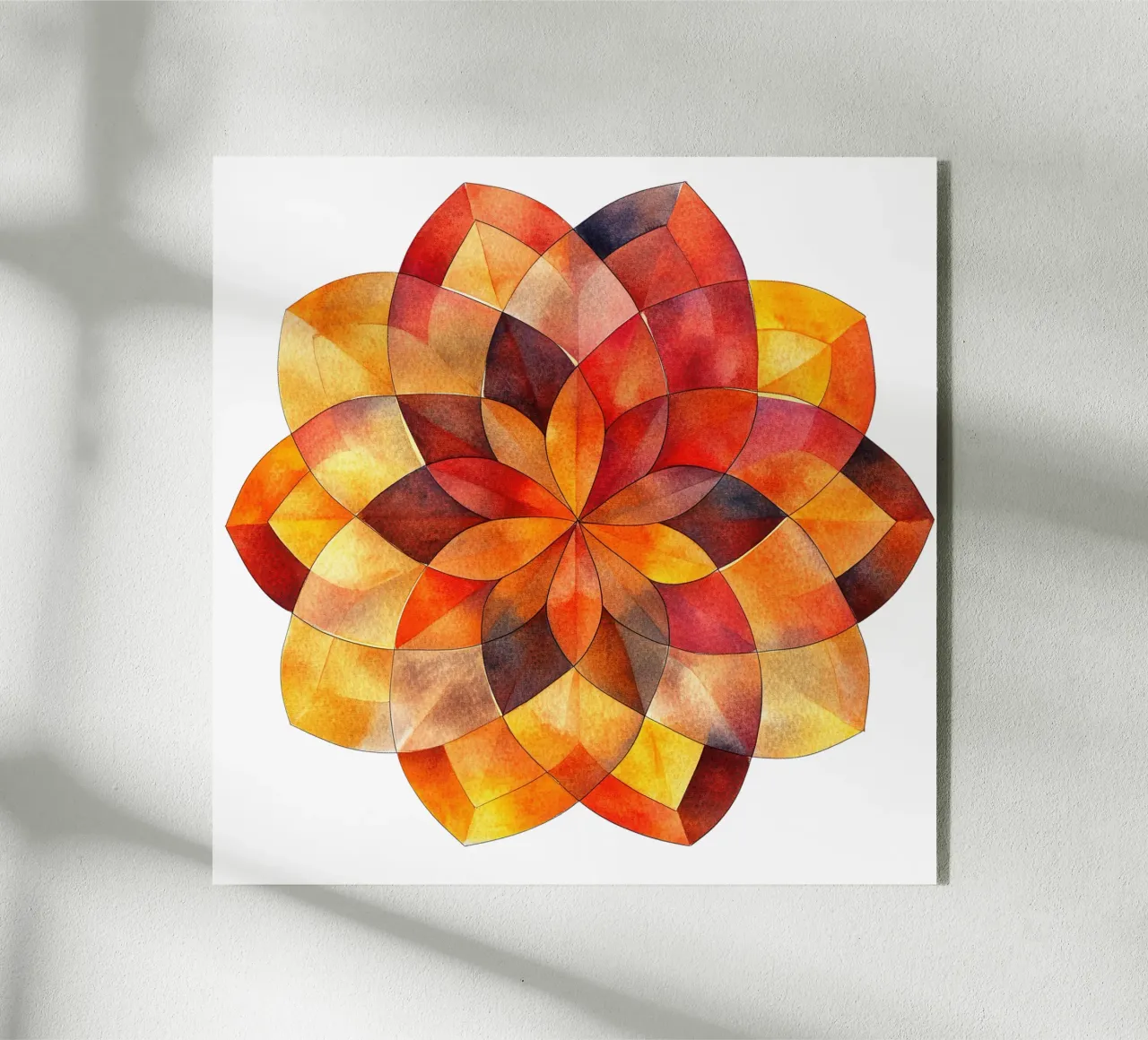 Mandala autunnale plexiglass da Spiritual Touch