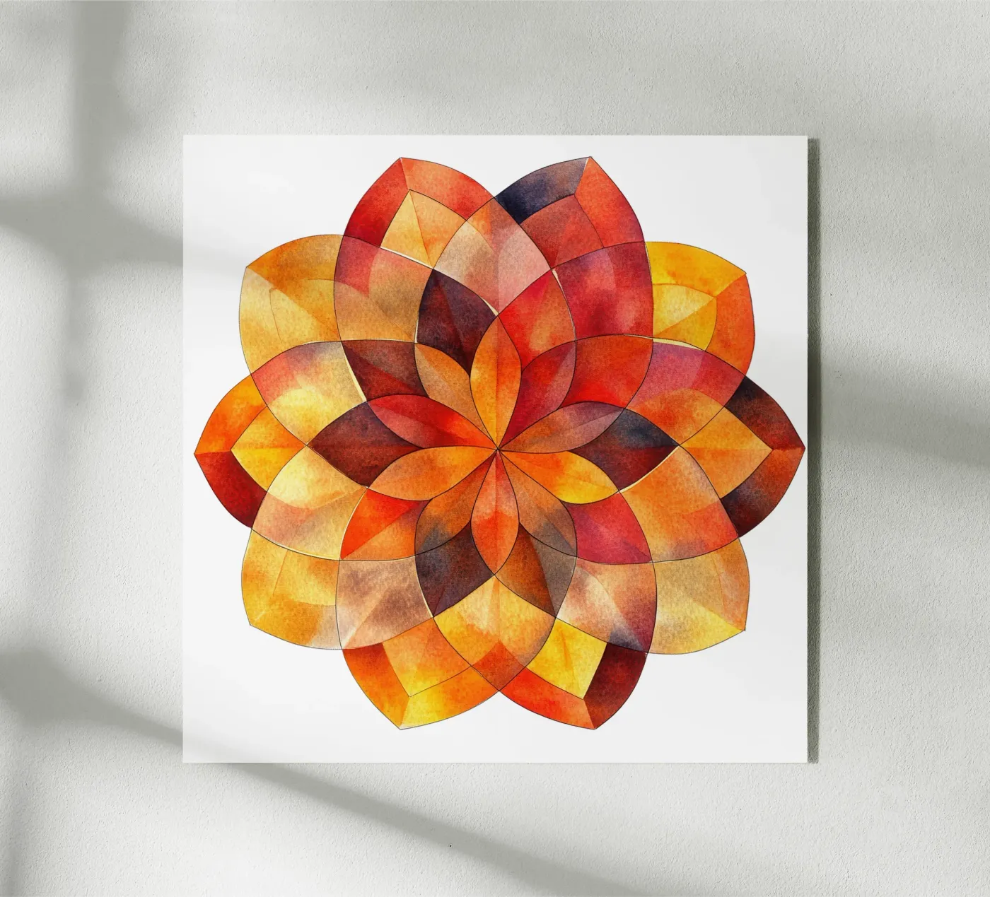 Mandala autunnale plexiglass da Spiritual Touch