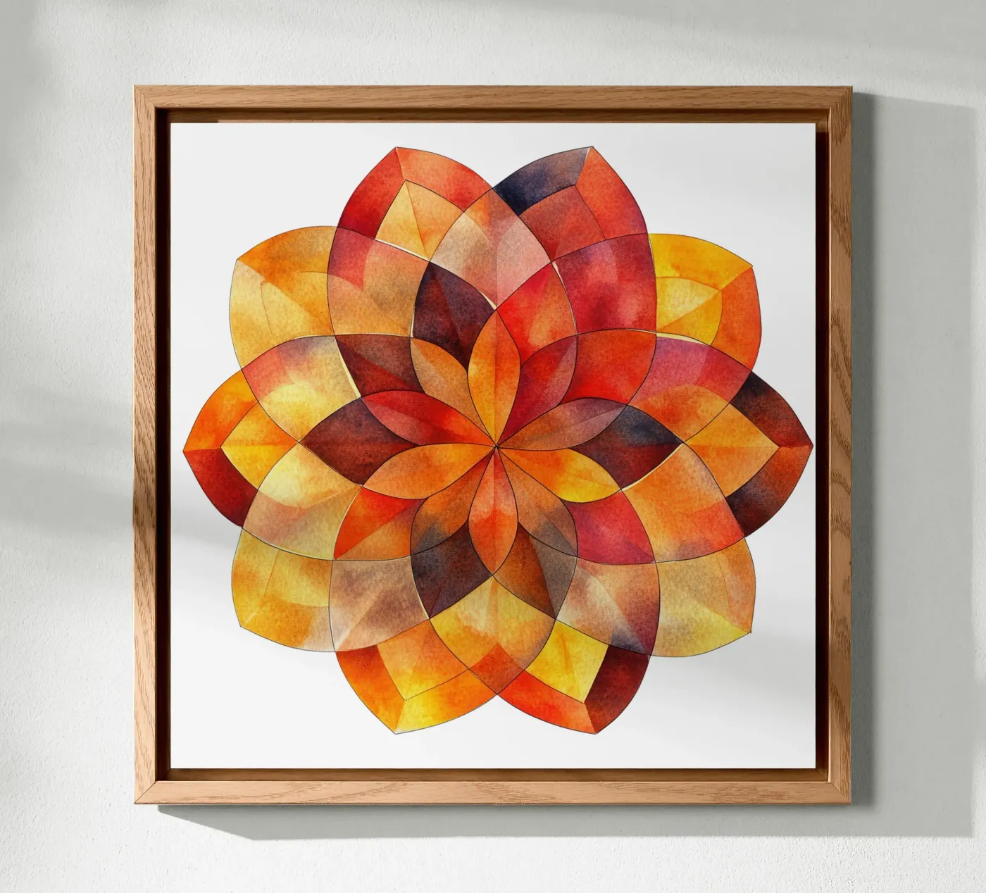 Mandala autunnale pannello forex da Spiritual Touch