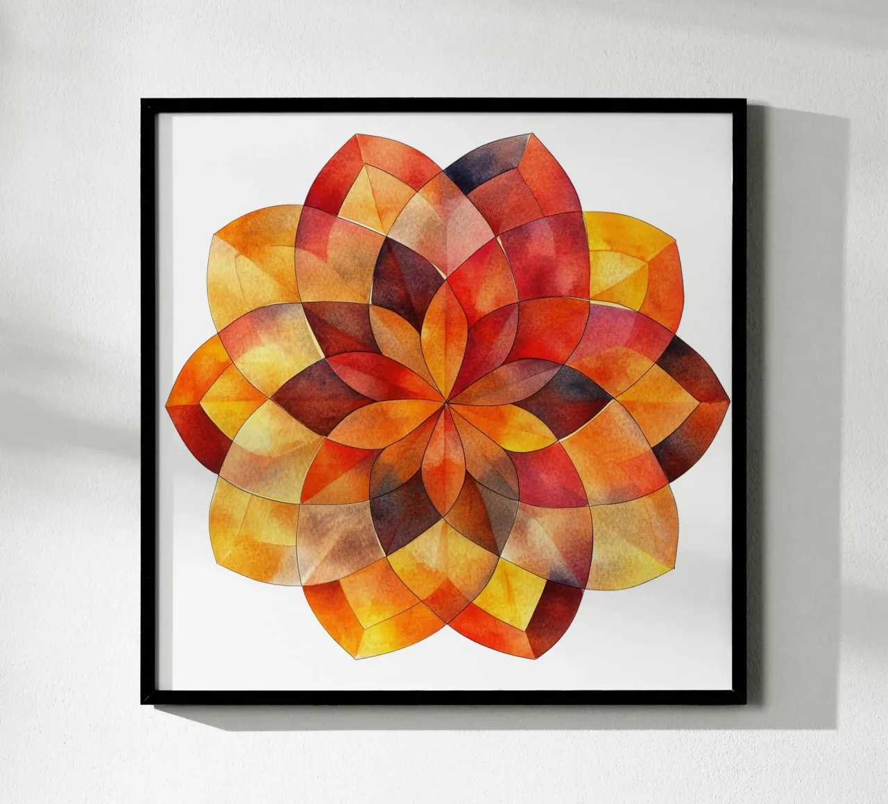 Herfst Mandala poster van Spiritual Touch