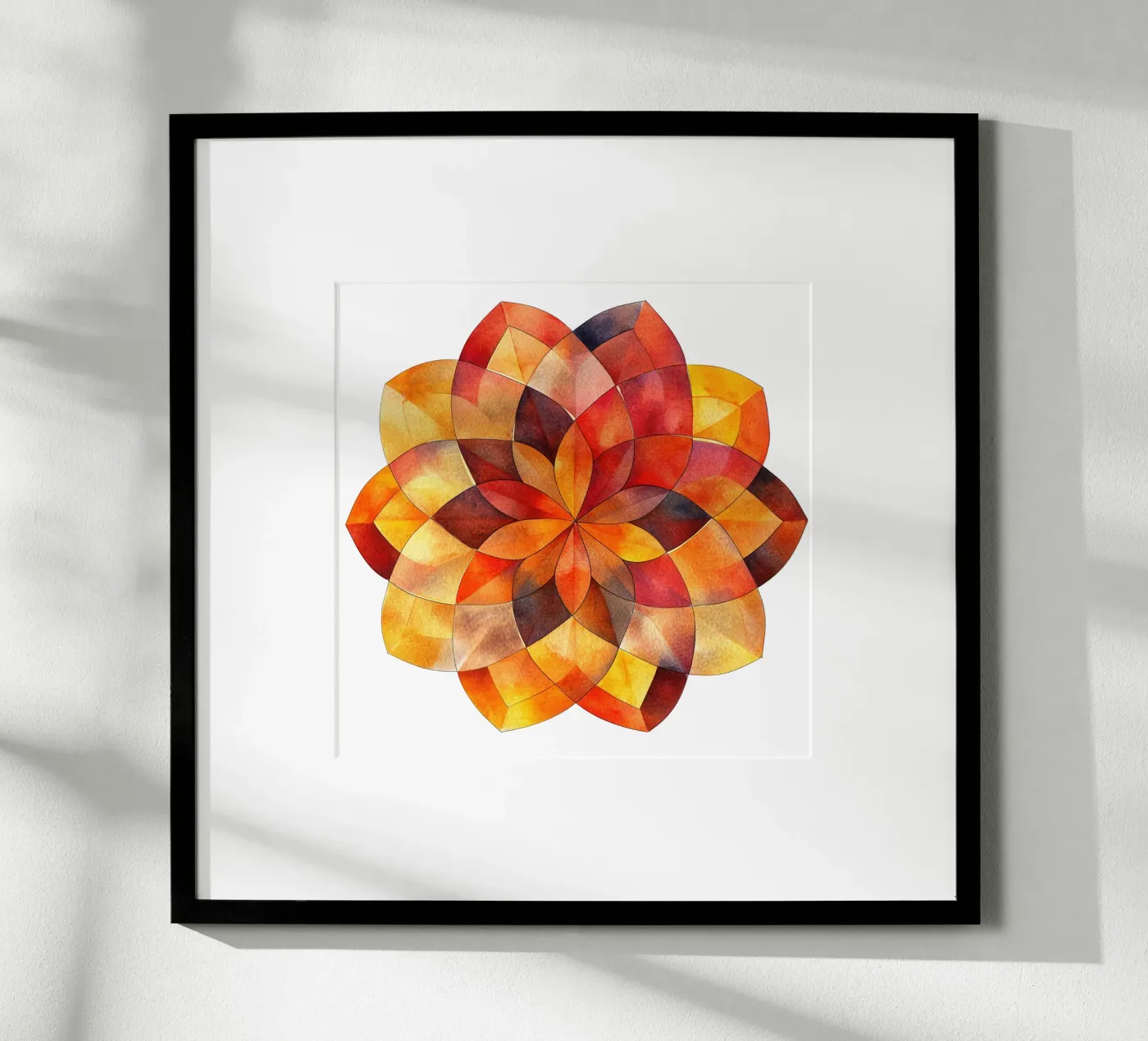 Fall Mandala poster by Spiritual Touch