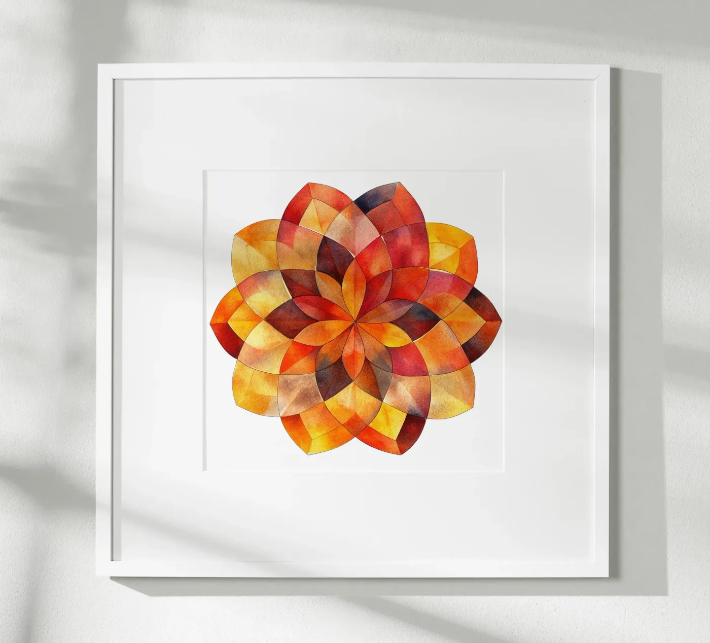 Herfst Mandala poster van Spiritual Touch