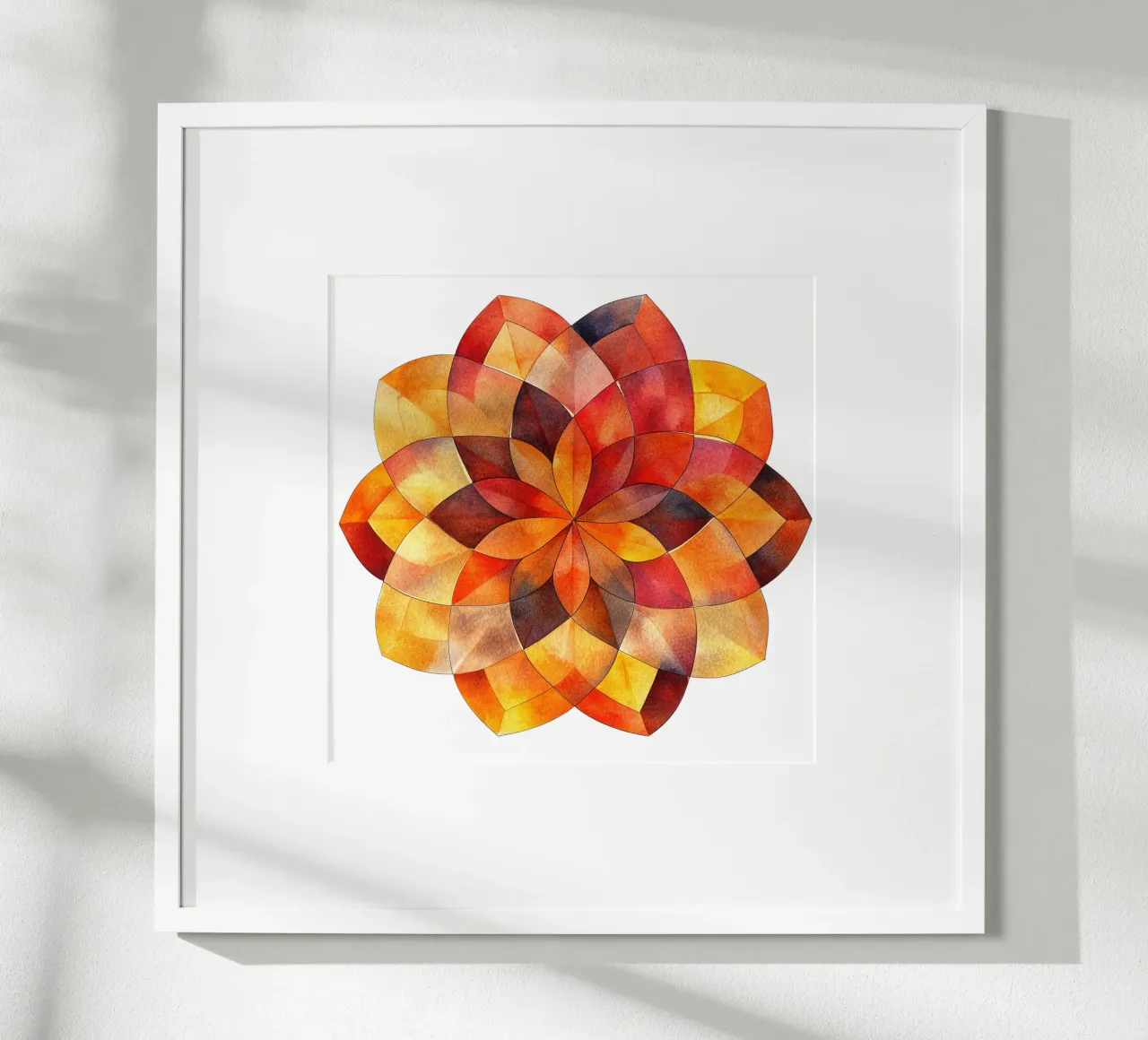 Herfst Mandala poster van Spiritual Touch