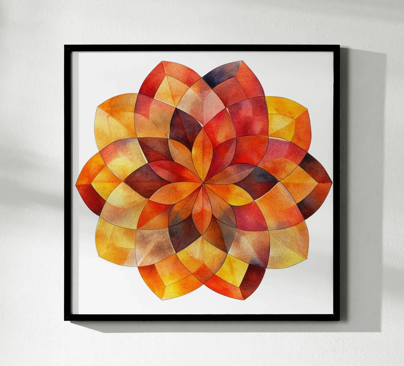 Fall Mandala poster by Spiritual Touch