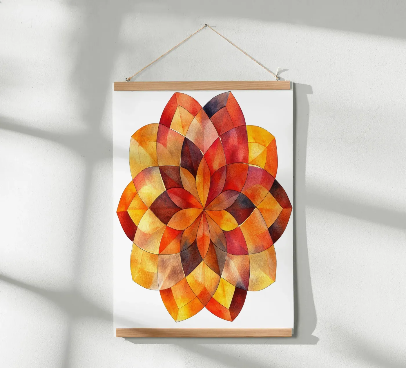 Fall Mandala poster by Spiritual Touch