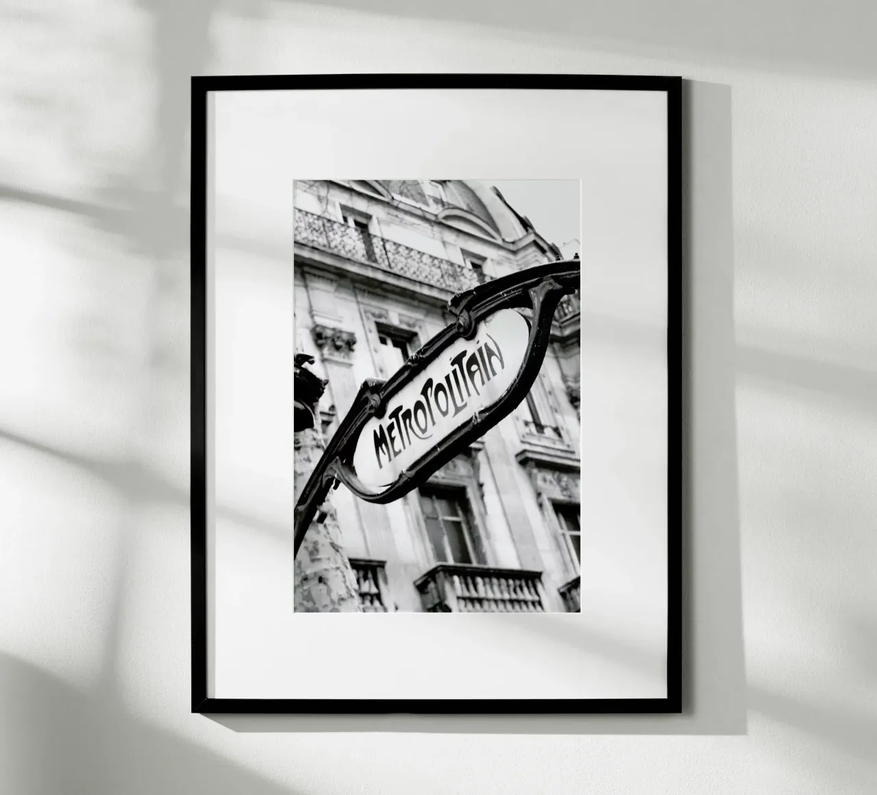 Metropolitain poster con telaio in plastica da Magdalena Martin Photography