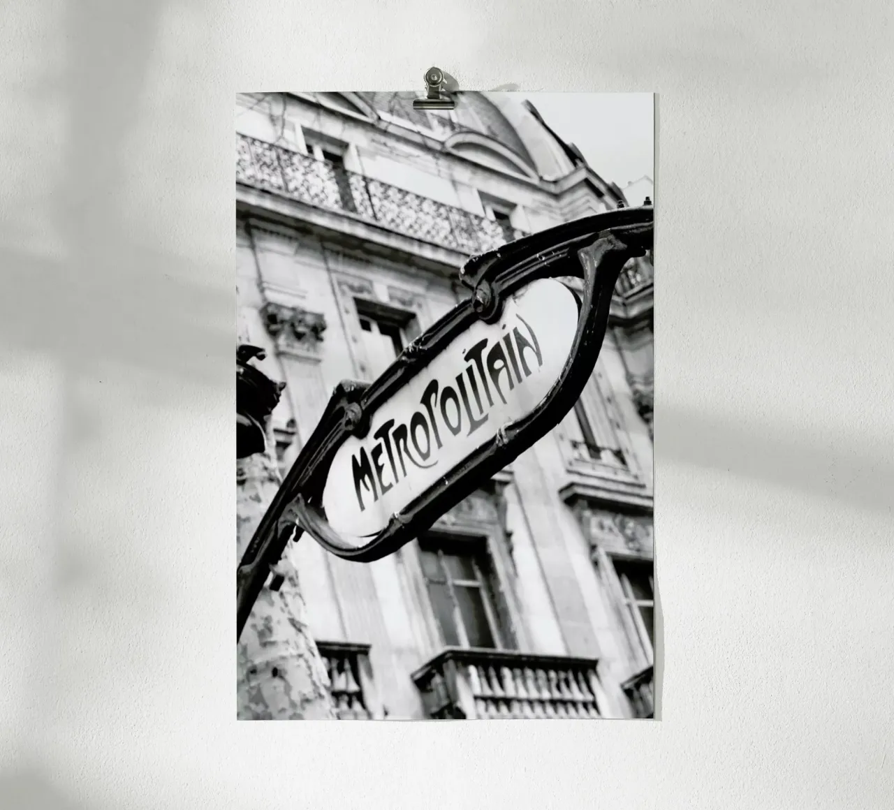 Metropolitain poster con telaio in plastica da Magdalena Martin Photography