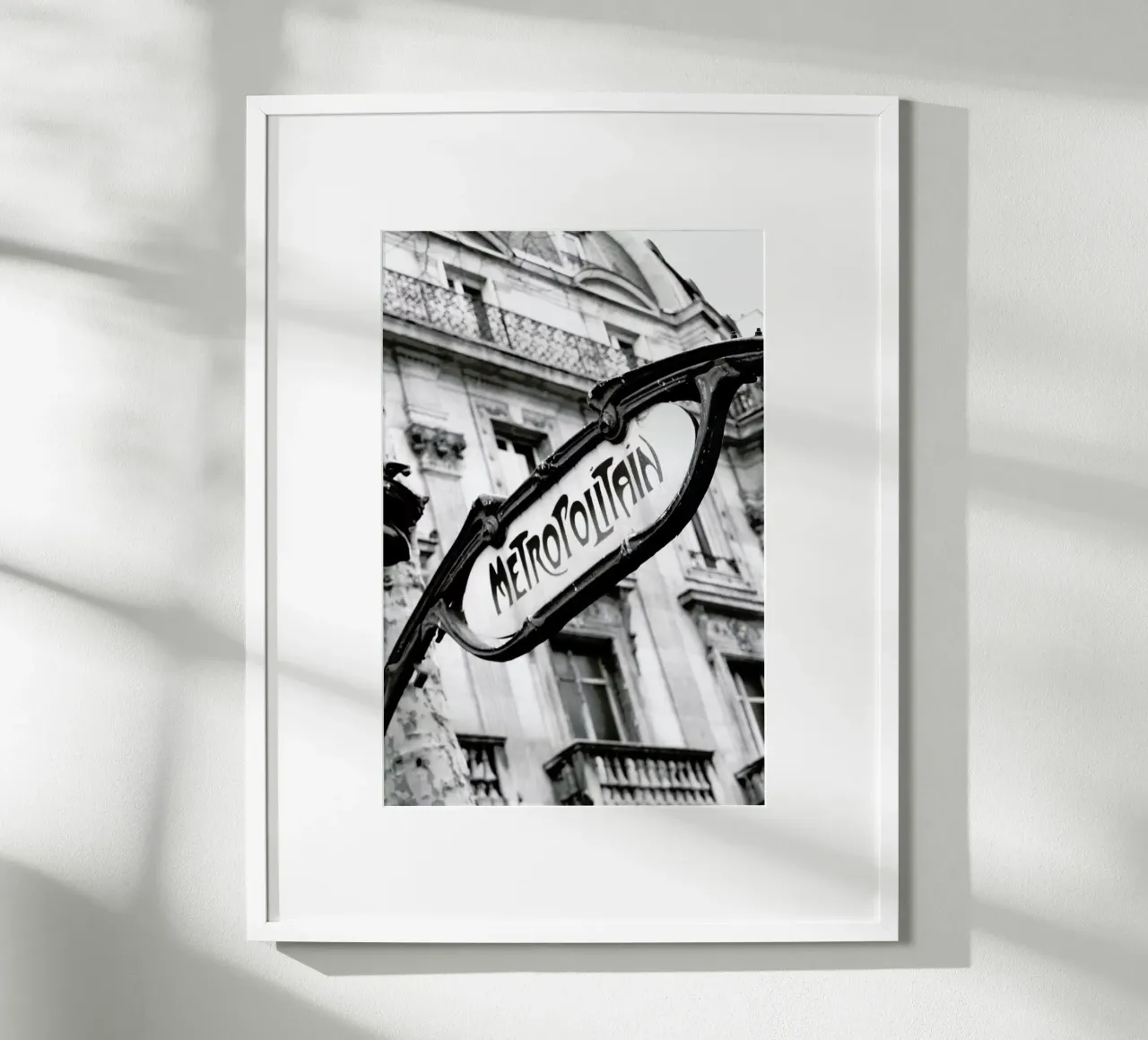 Metropolitain poster con telaio in plastica da Magdalena Martin Photography