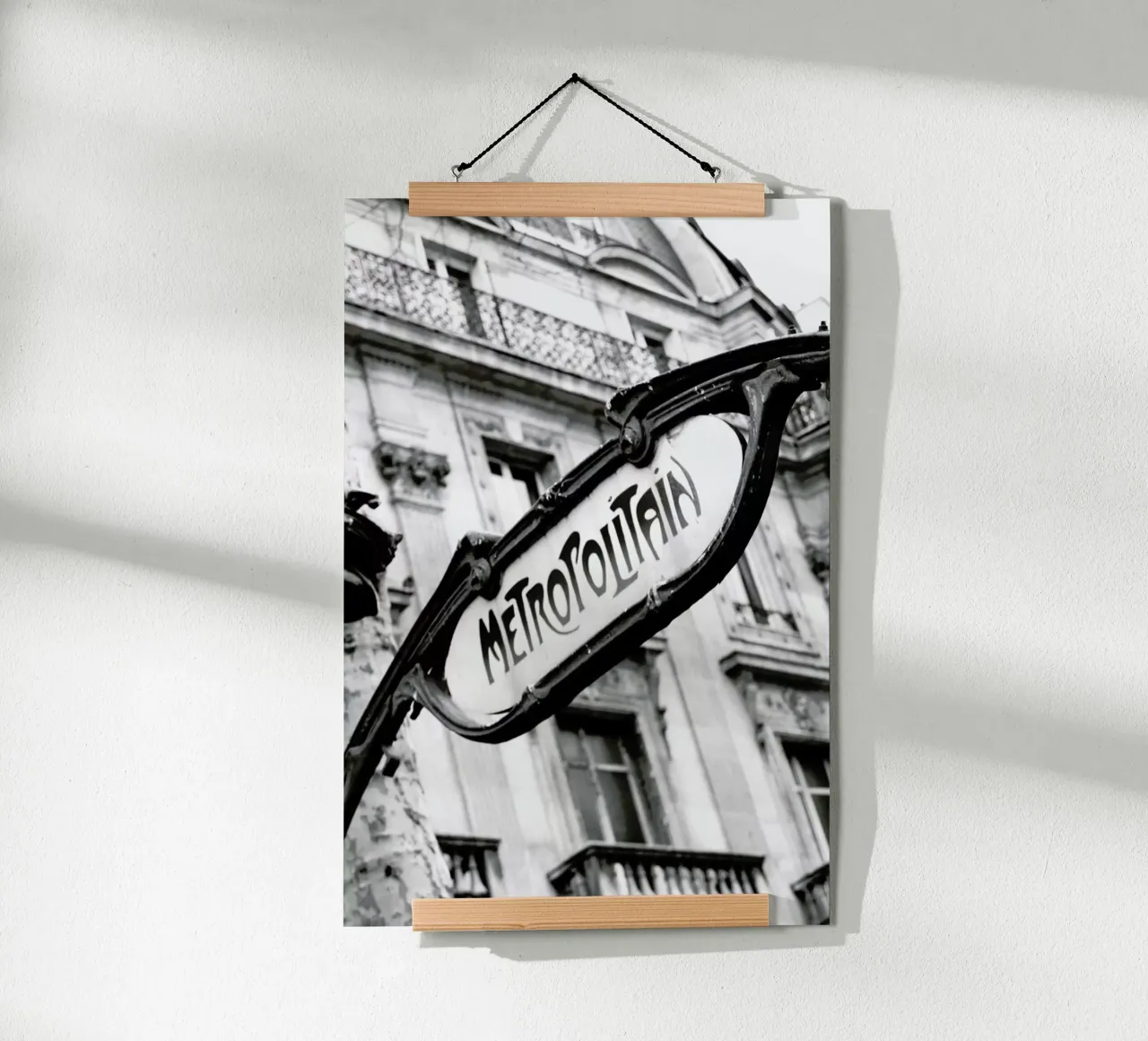 Metropolitain poster con telaio in plastica da Magdalena Martin Photography