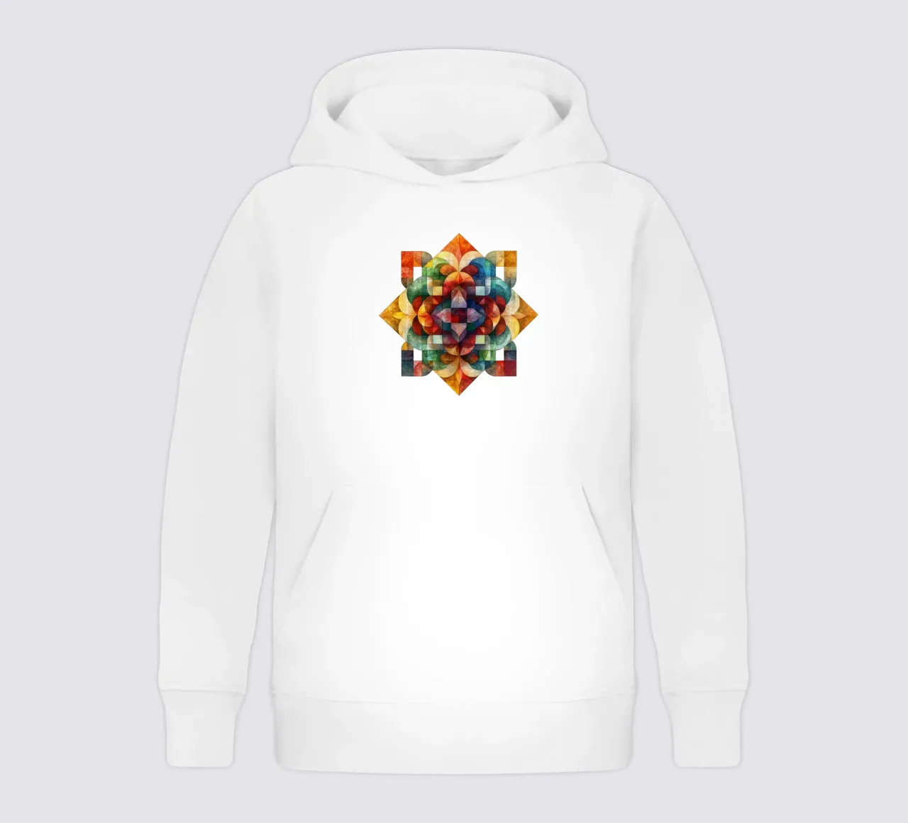 Fall Mandala kids hoodie by Spiritual Touch
