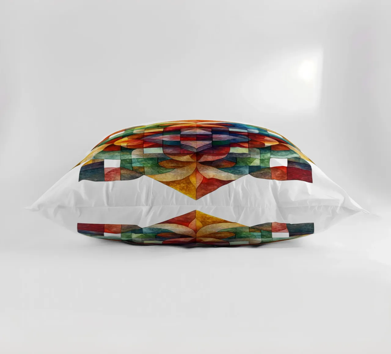 Fall Mandala decorative cushion by Spiritual Touch