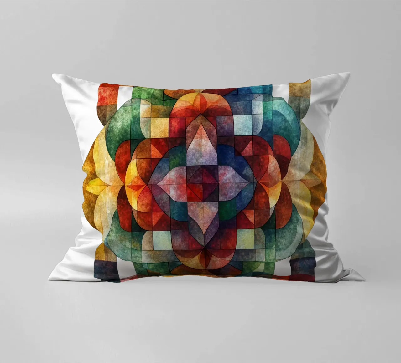 Fall Mandala decorative cushion by Spiritual Touch