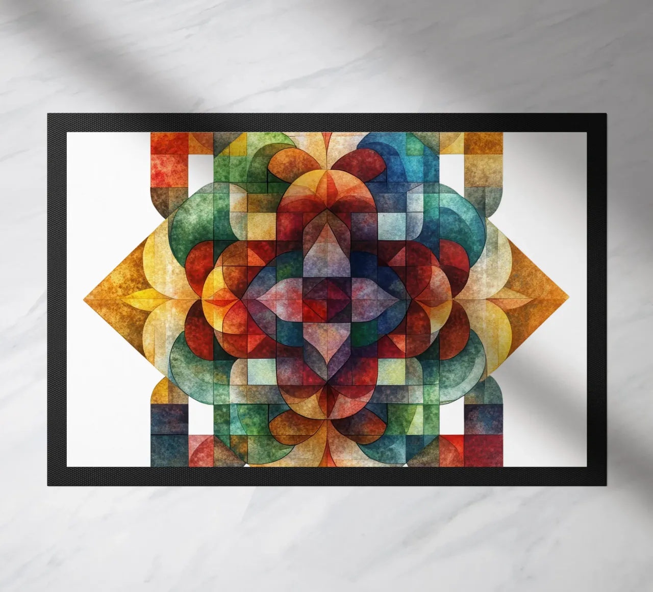 Fall Mandala doormat by Spiritual Touch