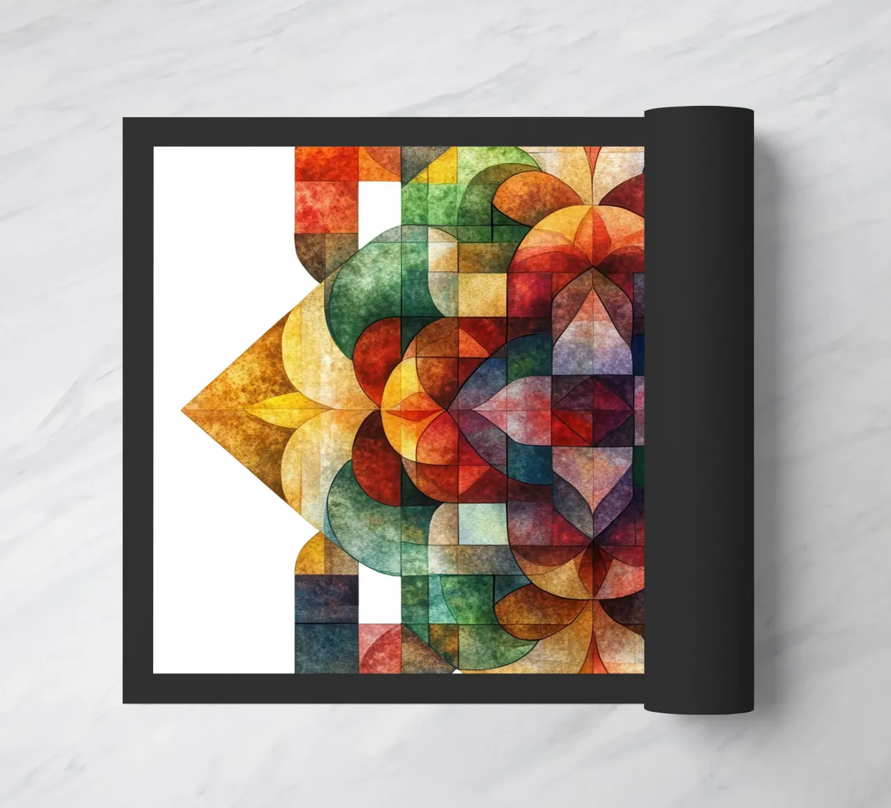 Fall Mandala doormat by Spiritual Touch