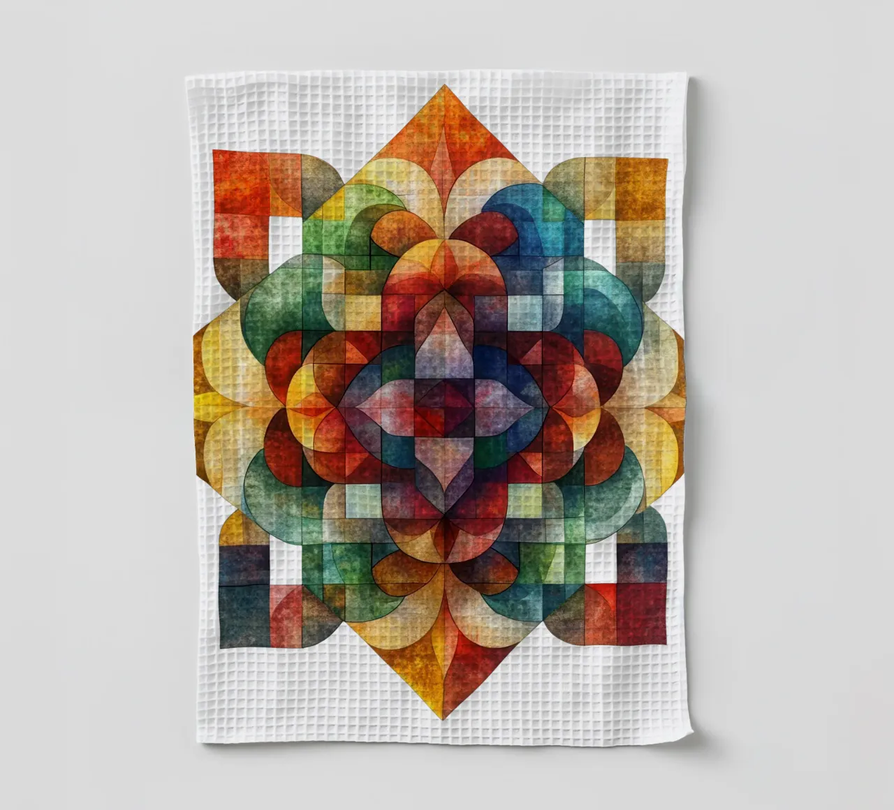 Mandala autunnale canovaccio da cucina da Spiritual Touch