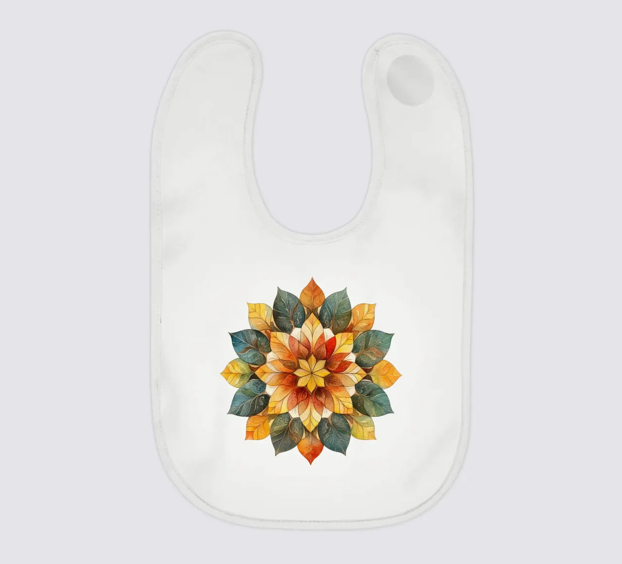 Mandala autunnale bavaglino da Spiritual Touch