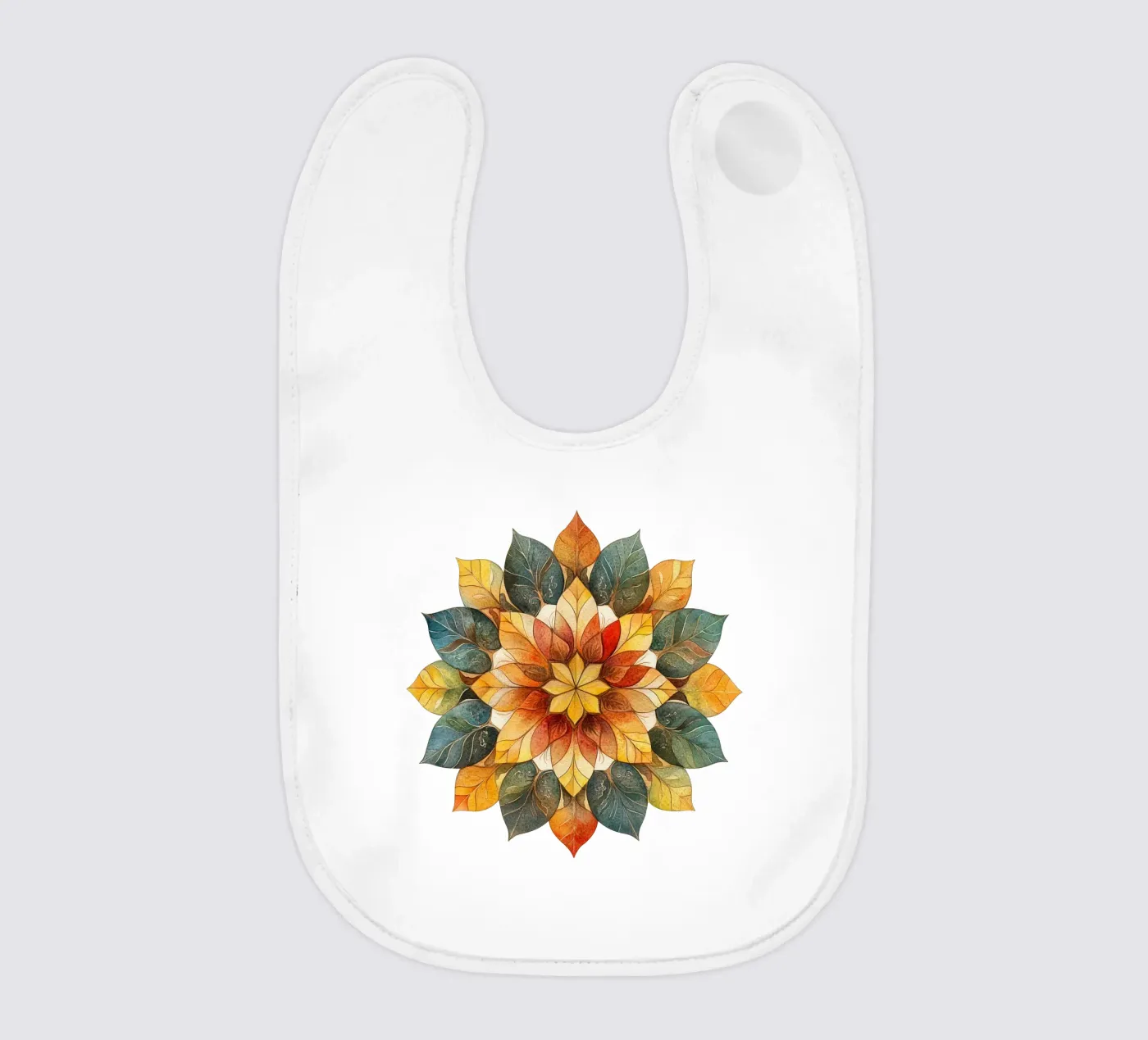 Herfst Mandala baby slabbetje van Spiritual Touch