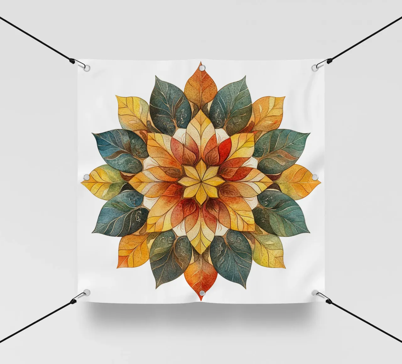 Mandala autunnale telo in pvc da Spiritual Touch