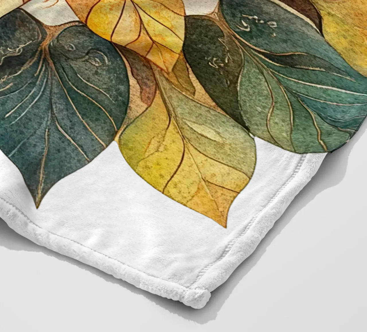 Herfst Mandala fleecedeken van Spiritual Touch